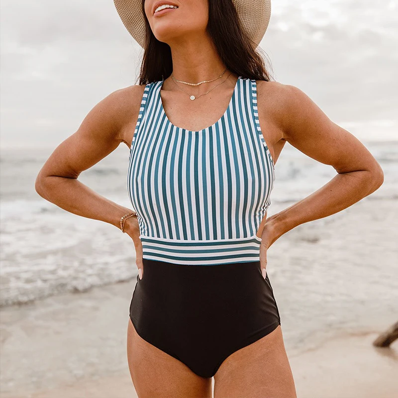 Женский купальник Simplee с цветочным принтом привлекательный винтажный женский