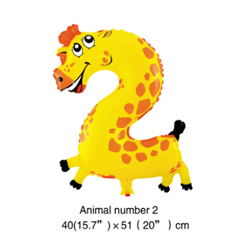 1 шт. 16 дюймовые фольгированные воздушные шары в виде цифр|Воздушные и аксессуары|