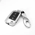 Новинка 2019, чехол для ключей, чехол для ключей для VW Golf 7 MK7, сиденье для Polo Leon, Skoda Octavia, складной защитный чехол для ключей чехол дистанционного брелока