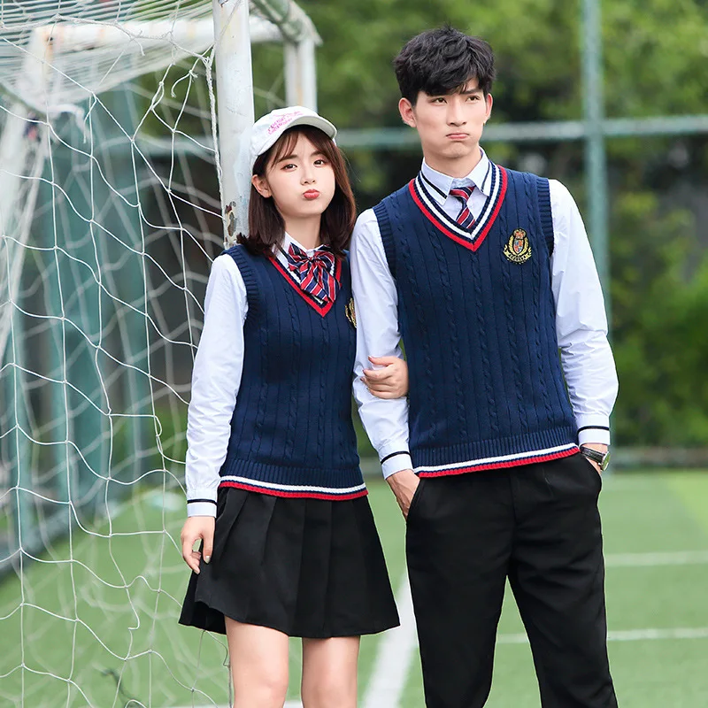 Школьная форма для мальчиков и девочек в Корейском стиле школьников британском