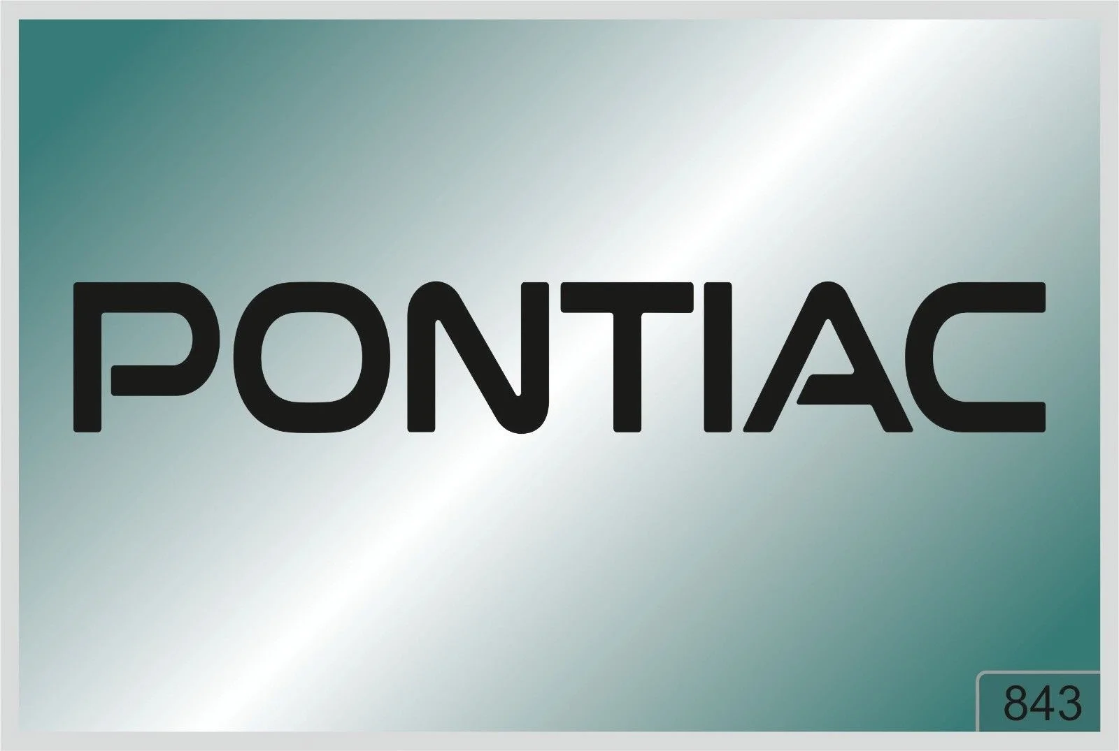 

For PONTIAC -2 pcs. stickers HIGH QUALITY DECALS different colors 843