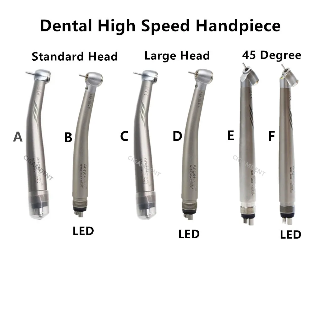 5 шт. стоматологические инструменты высокоскоростной наконечник с 4 отверстиями