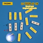 Светодиодный светильник TKDMR 7020 6 в, 120 шт., светильник с подсветкой 1 Вт, 55 лм, холодный белый, ЖК-светильник с подсветкой для телевизора, приложения smd 7020, диод, бесплатная доставка