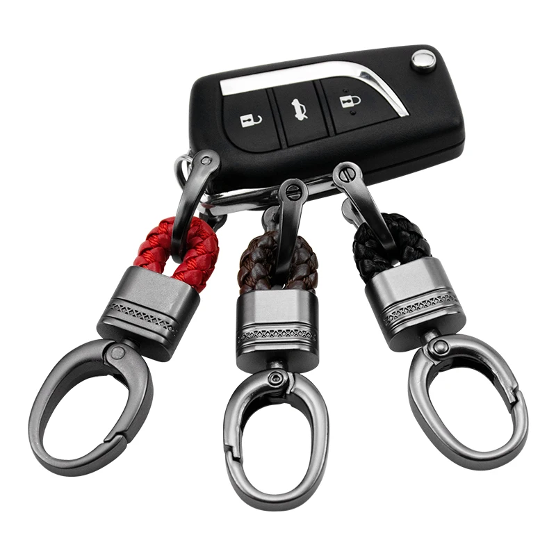 Универсальный автомобильный брелок из цинкового сплава кольцо для ключей BMW Audi