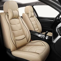leather car seat cover is suitable for citroen c4 c5 c2 c3 c6 drain c quatretriomphe elysee picasso auto seat covers