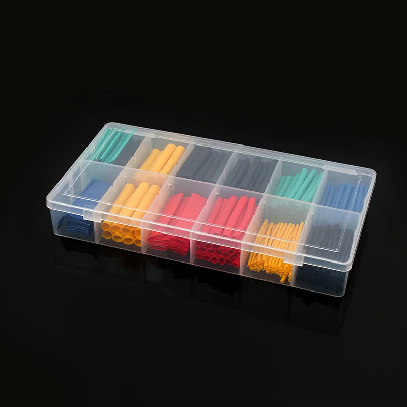 280 шт. термостабильный трубка Термоусадочные трубки комплект изоляция
