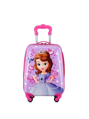 Cartoon suitcase 18 дюймов чемодан на колесиках, Детский чемодан на колесиках, чемодан для путешествий, чемодан для каюты, мультяшная Губка Боб, милая сумка для девочек - Цвет: Cartoon suitcase