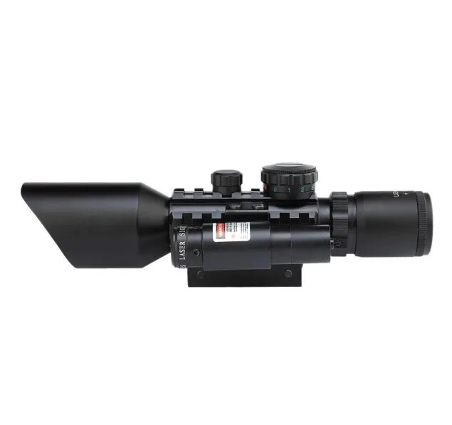 Новый компактный оптический прицел для охоты 3-10x42 + redlaser R/GIllum. Сетка Mil-Dot | Спорт и