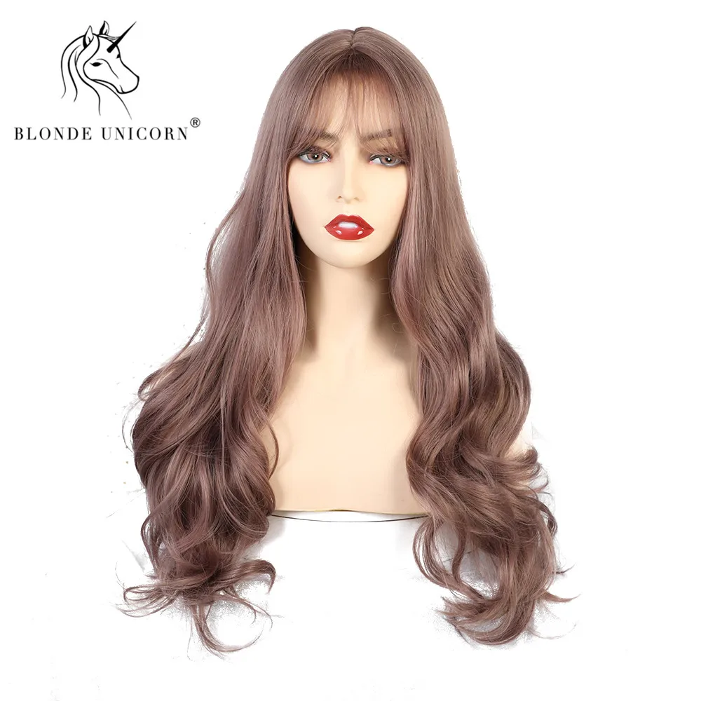 Парики для косплея из синтетического волокна блонд единорог 12 цветов парики