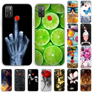 for tecno spark 6 go case shockproof silicone back cover for tecno spark 6 5 air 4 lite phone cases spark6 go cases cute cartoon free global shipping