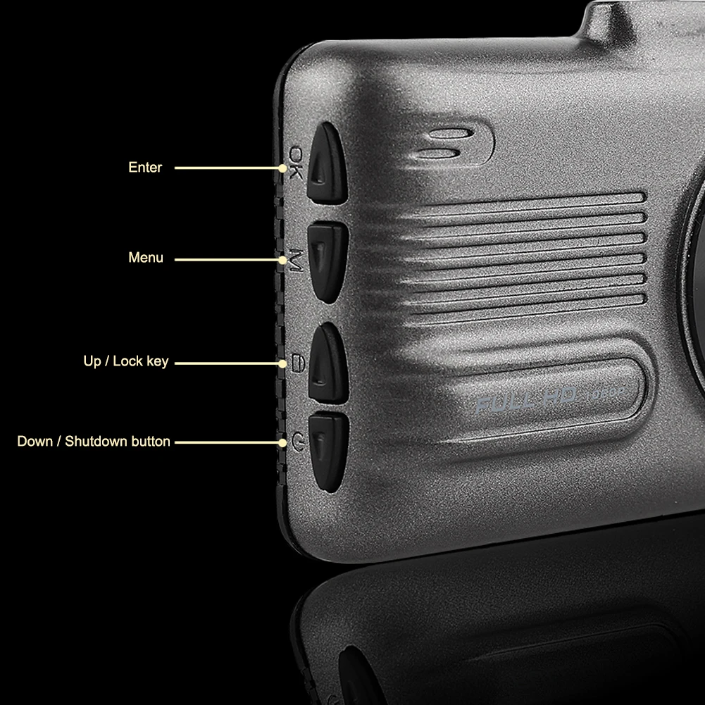1080P HD 3.0&quot Motorcycle Camera Driving Recorder Motorbike Dual Lens Front Rear Night Vision Dashcam |