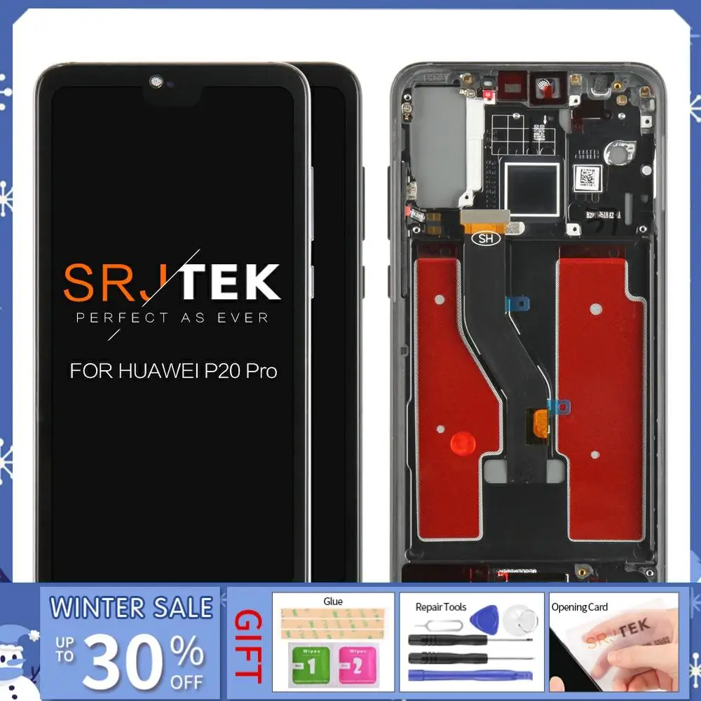 Ips6 1 &quotЖК дисплей для huawei P20 Pro ЖК экран сенсорная панель дигитайзер сборка CLT AL01 Plus