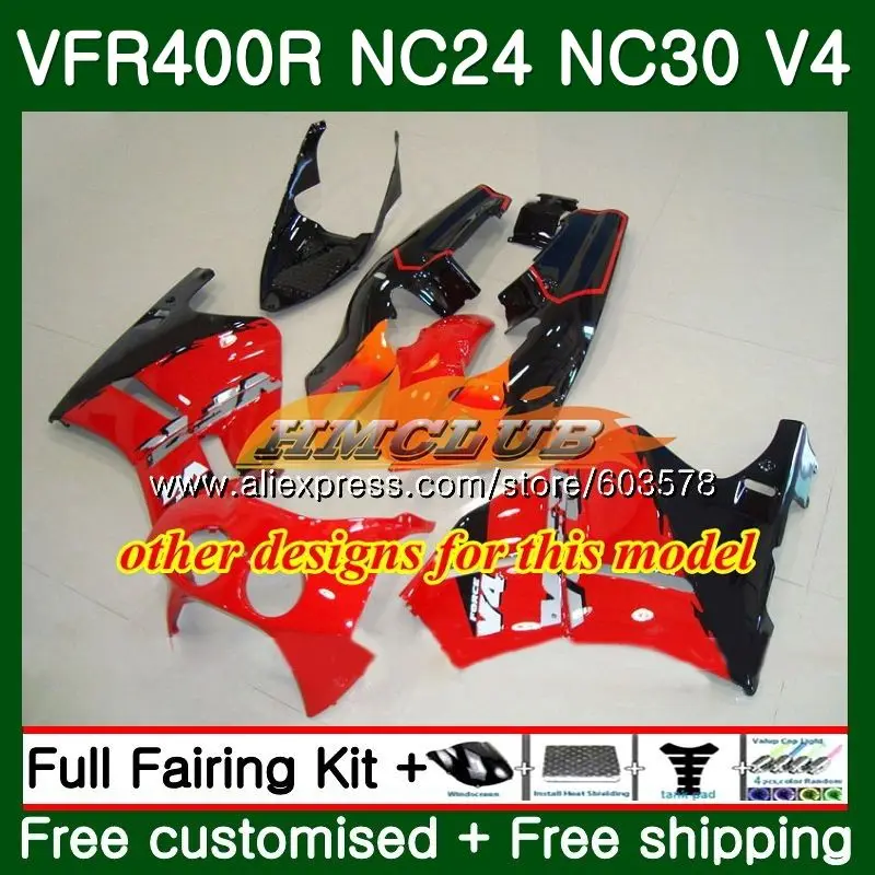 VFR400 R для HONDA VFR400R 1987 1988 1989 1990 1991 1992 наличии красный 98CL. 37 ЛРВ 400 NC24 NC30 87 88 89 90 91 92