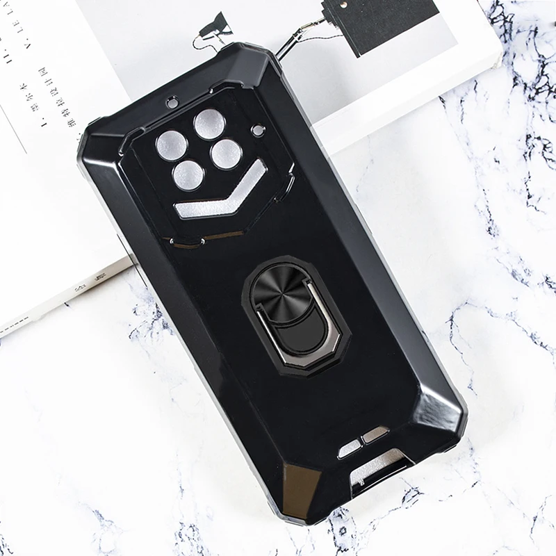Чехол Ring Holder Soft TPU для OUKITEL WP5 WP13 WP15 WP6 WP7 WP8 Pro, ударопрочный, Oukitel BISON F150 2021 R2022 Air1.