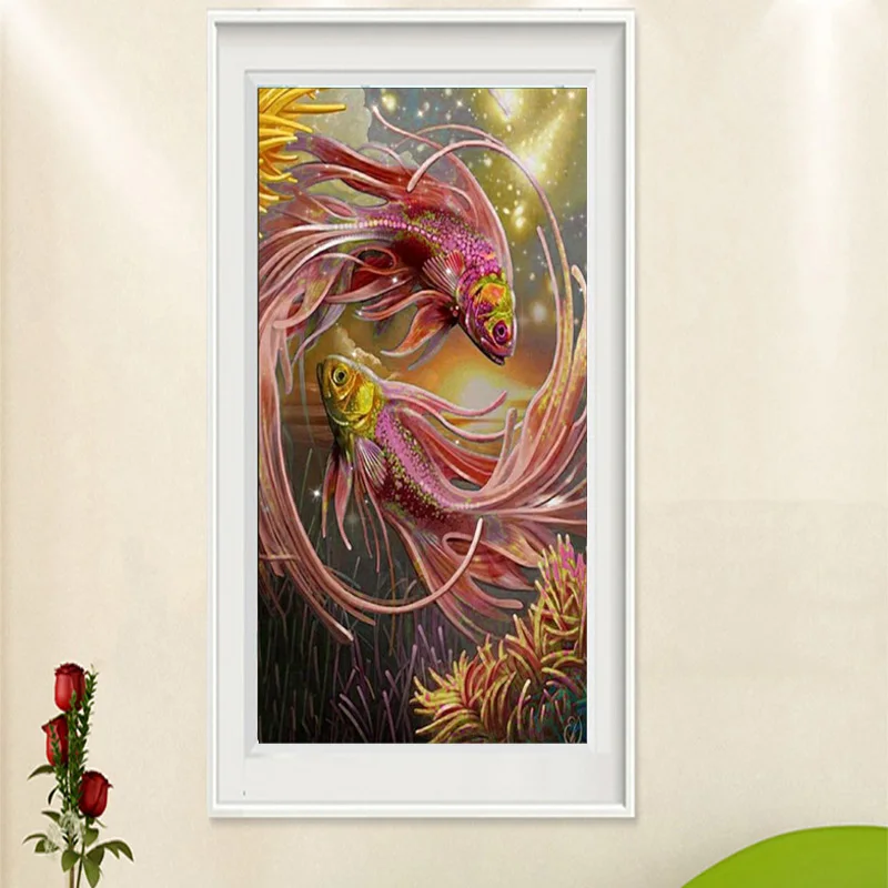 Алмазная 5d картина съемная круглая Най Юэ 2017 Новое поступление 30*50 см две серо