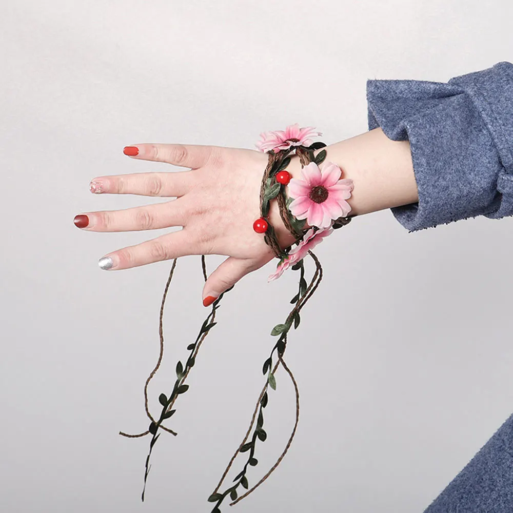 Гавайский головной убор Венок весенний Тур украшение невесты диадема для