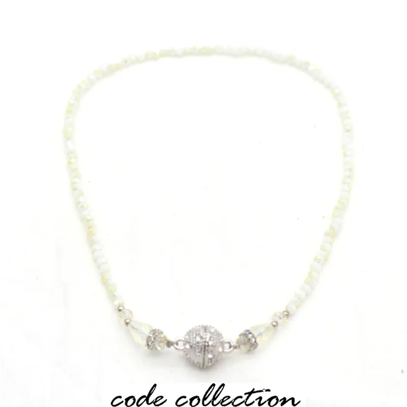 Женское Ожерелье в стиле Джокер с кристаллами и бусинами | Украшения аксессуары