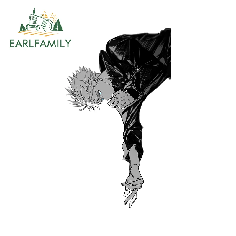 

EARLFAMILY 13cm x 7.7cm Jujutsu Kaisen Anime Car Stickers and Decals Window Door Bumper Motorcycle Laptop Windshield Decoration