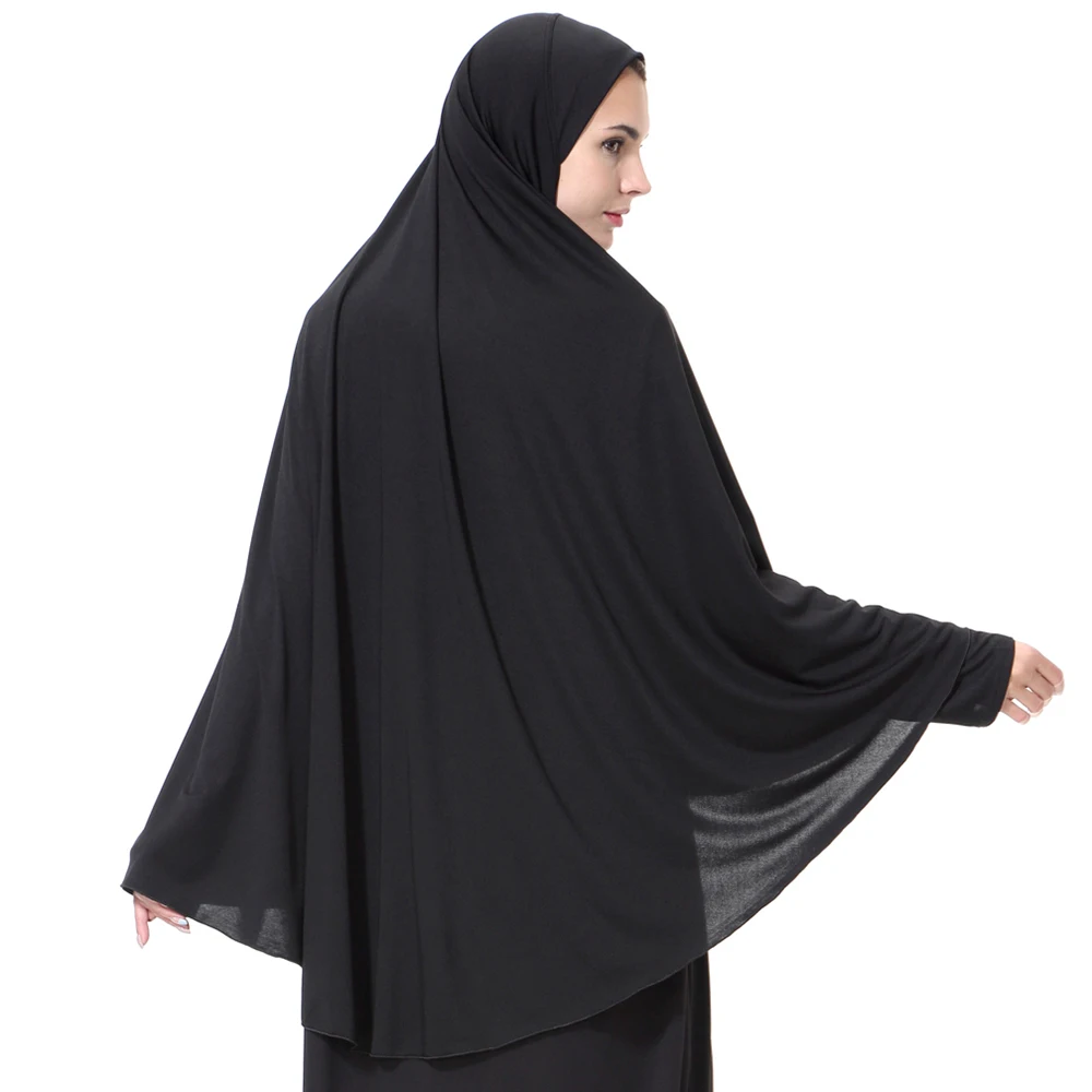 Мусульманское женское длинное платье макси с капюшоном и полным покрытием