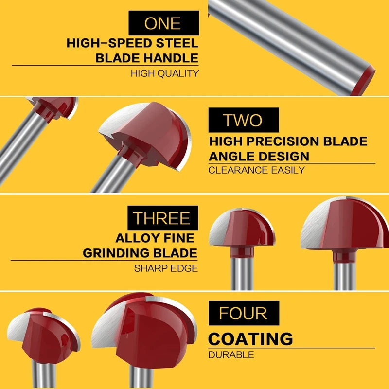 Розничная продажа 4 шт. 6 мм хвостовик бухта коробка фреза твердосплавный двойной