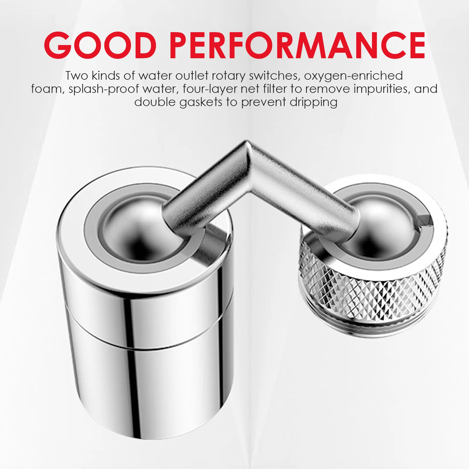 

Rotatable filter, universal splash filter, faucet extender, extended extender, aerator, kitchen and bathroom sink accessories