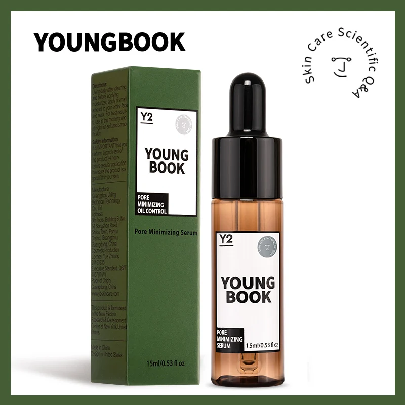 YOUNGBOOK сужение пор сывороточная эссенция лечение пор контроль жирности снимает сухость Укрепляющий Восстанавливающий Гладкий уход за кожей 15 мл