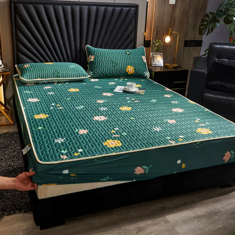 Летом латекс спальный Набор ковриков складной коврик защитная подушка для