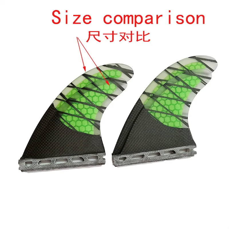 Новый четырехъядерный плавник из углеродного волокна для серфинга плавники 4 шт.