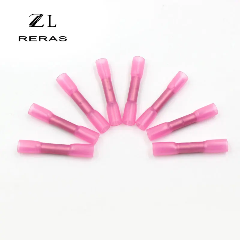 100pcs/bag Waterproof Heat Shrink Butt Connectors Electrical Wire Splice Cable Crimp Terminals AWG 24-10 Kit | Обустройство дома