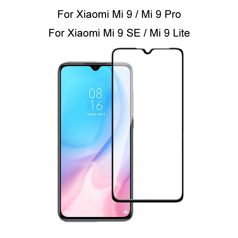 

Protective Glass For Xiaomi Mi 9 SE / Mi 9 Pro / Mi 9 Lite Full Cover Screen Protector Tempered Glass