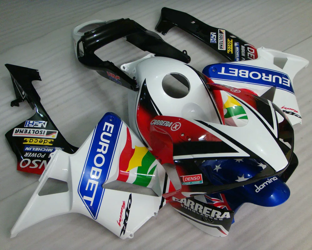 

Для Honda CBR600RR 2003 2004 Заводские части мотоцикла CBR 600 RR многоцветный ABS обтекатель комплект (литье под давлением)