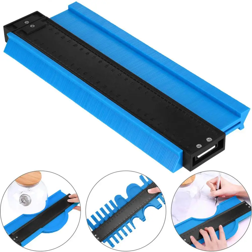 Пластиковый неправильный формирователь профиль линейка манометр Дубликатор
