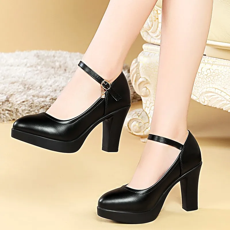 2019 г. Новые весенне-осенние повседневные туфли на высоком каблуке пикантные