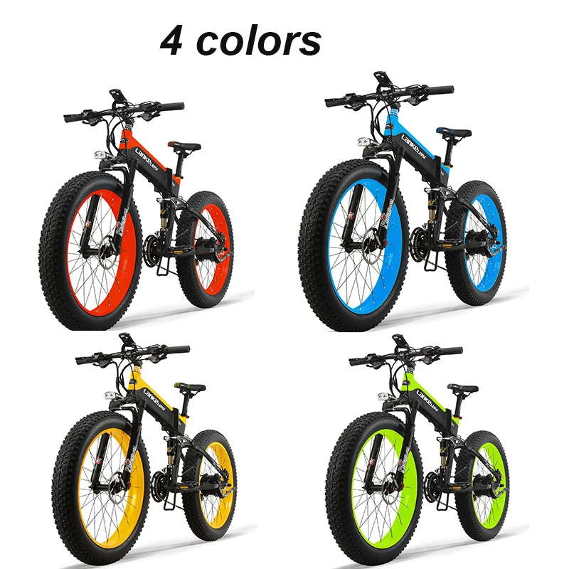 Online Ce Zertifikat Lange Radfahren Rangefolding Ebike 26 Zoll Fett Reifen Mountainbike 48V Fahrrad Elektrische Bike 1000W Leistungsstarke Günstige