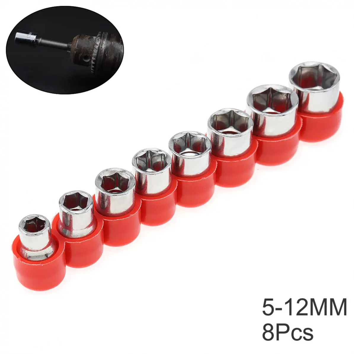 

8pcs Drill Accessories Hardware Tools for Multi-function Flexible Shaft and Drill Bit Connection new