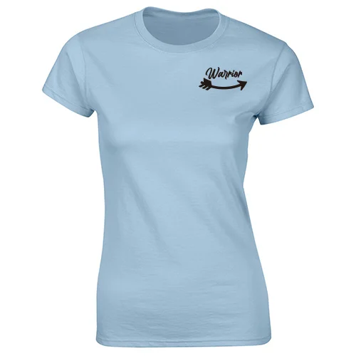 

New Summer Warrior Arrow Graphic High Quality T Shirt All-match Female Print Tees Casual 100% Cotton Crew Neck Streetwear Tops