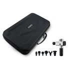 Портативный чехол из ЭВА для 6 массажных насадок для массажного пистолета, подходит для прочной экологичной коробки в стиле Феникса и гипервельта