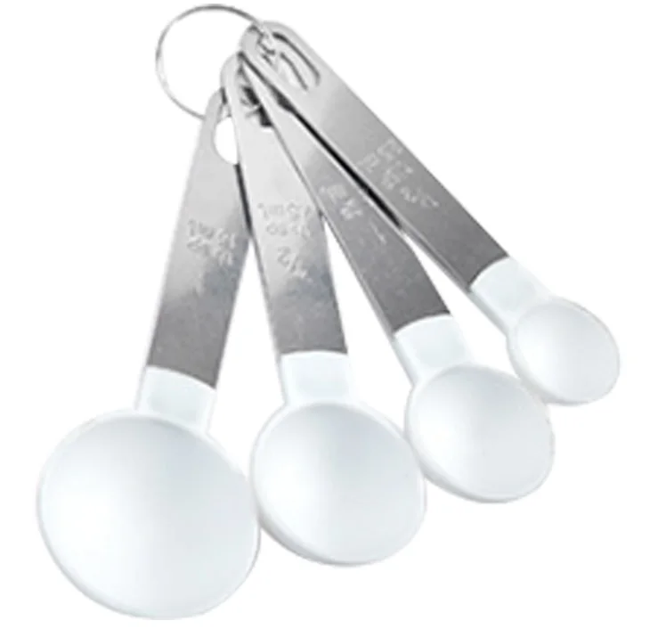 

Stainless Steel 4Pcs PP multiple colour Measuring Cups and Spoons Kitchen Baking Cooking Tools Set Kitchen Supplies