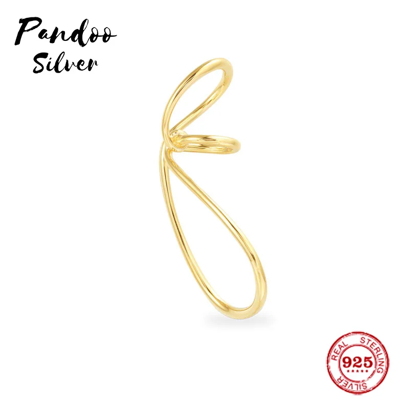 Pandoo модные очаровательные оригинальные серьги из стерлингового серебра 1:1