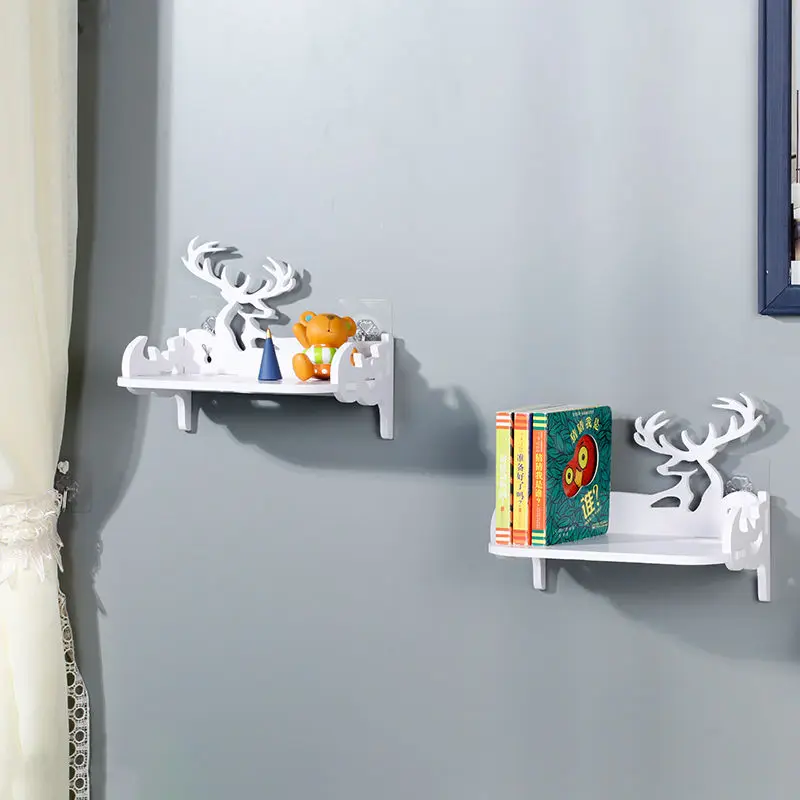 

Kitchen Ceramic wall shelf bedroom hanging bathroom Cosmetic storage living room TV decoration wall hanging flower stand