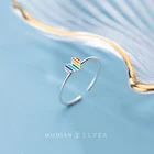 Modian Лидер продаж 925 стерлингового серебра с разноцветным рисунком в виде-Цвет под искусственные бриллианты, разноцветные стразы образуют форму сердца палец кольца для женщин модная обувь, украшенная стразами Бесплатная Размеры ювелирные изделия из драгоценных металлов, украшения