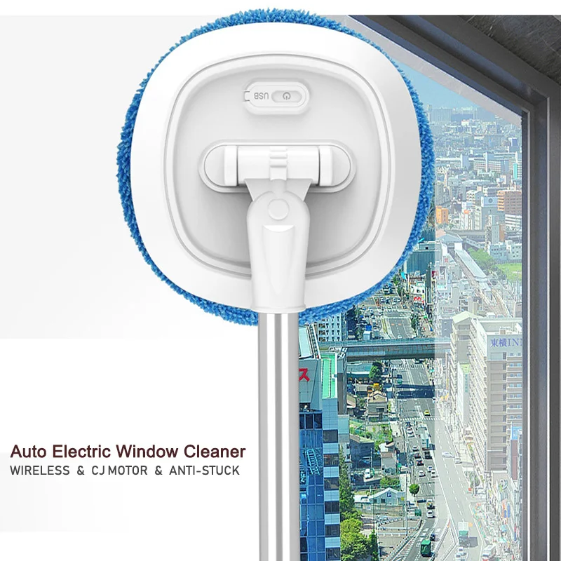 Электрический беспроводной Телескопический мойщик окон беспроводная уборка