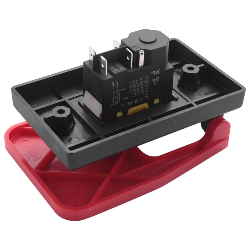 Off-On Red Cover Emergency Stop Push Button Switch 16A Power-Off/Undervoltage Protection Electromagnetic Start | Игрушки и хобби