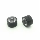 100 шт. оптические линзы диаметром 20 мм PMMA с белымчерным углом держателя 5 10 15 30 45 60 90 120 градусов для светодиодных объективов 1 Вт 3 Вт 5 Вт