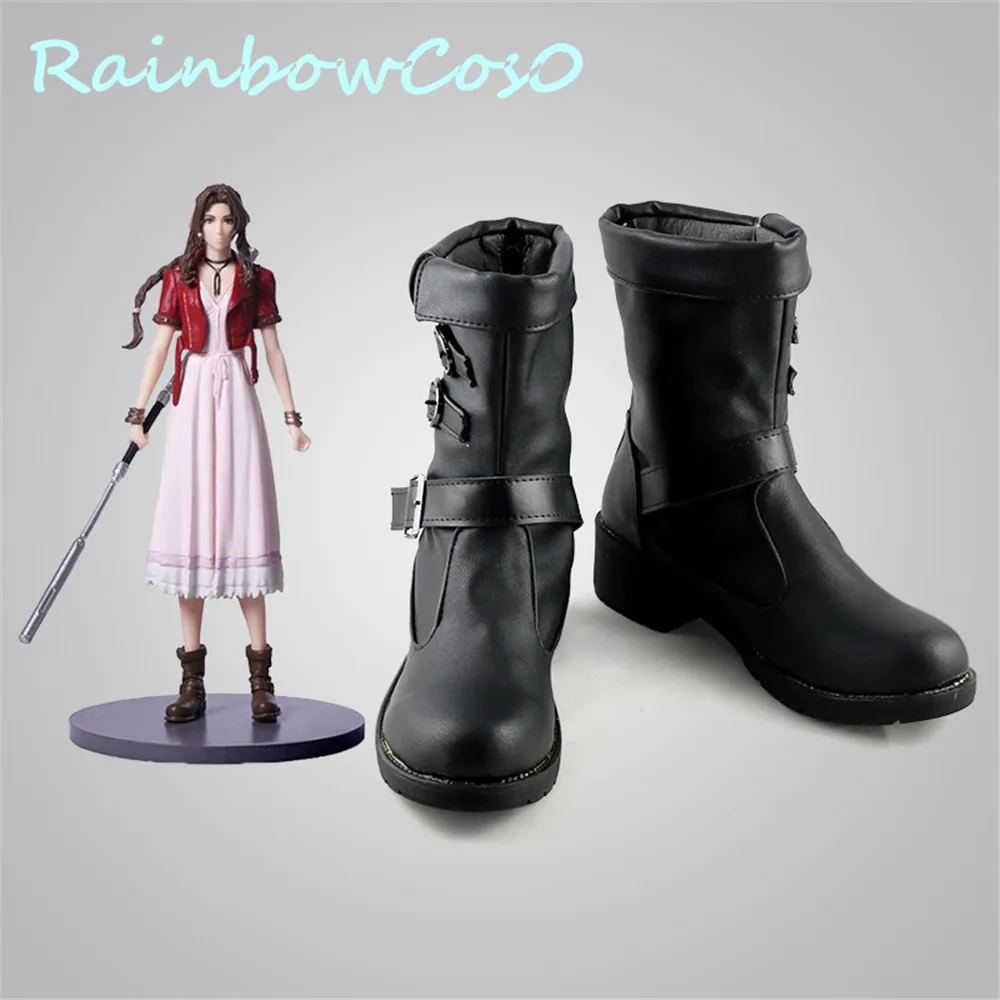 Обувь для косплея RainbowCos0 Final Fantasy VII FF7 Aerith Gainsborough аниме-ботинки Хэллоуина |