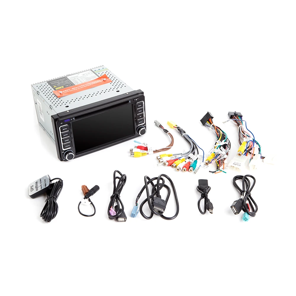 Автомобильная Мультимедийная Система DSP 4G 2 din Android 10 для Toyota Land Cruiser 100 200 Prado 120 150 Rush