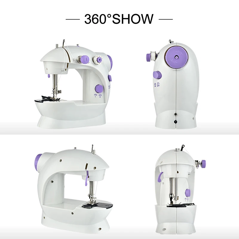 Электрическая швейная машина ручная мини-швейная с регулируемой скоростью | Дом