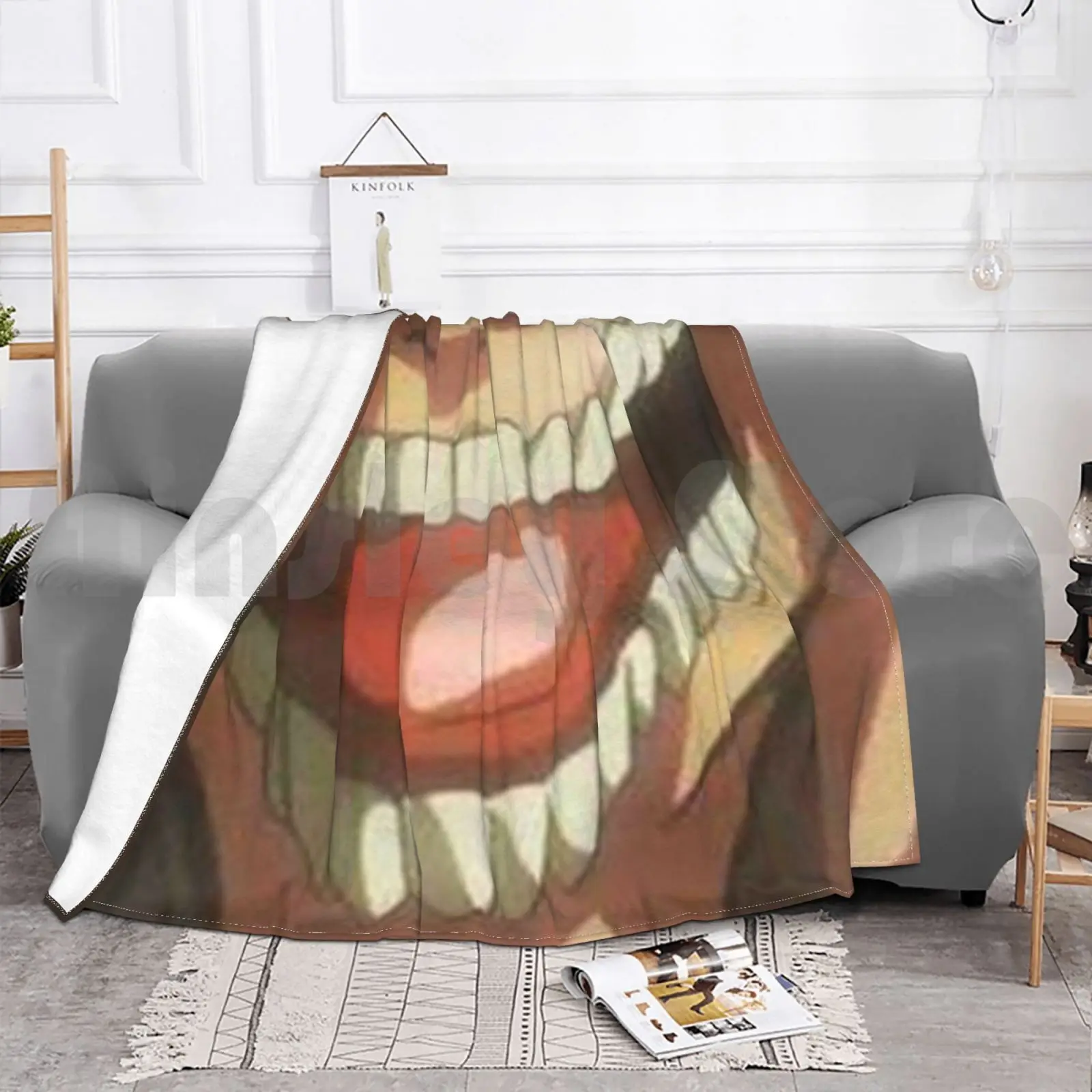 Одеяло Эрена Титан для дивана или кровати дорожное аниме одеяло из Эрен