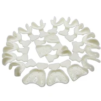 18pcsset dental tray dental impression trays autoclavable dentures edentulous jaws impression dentist tools material product