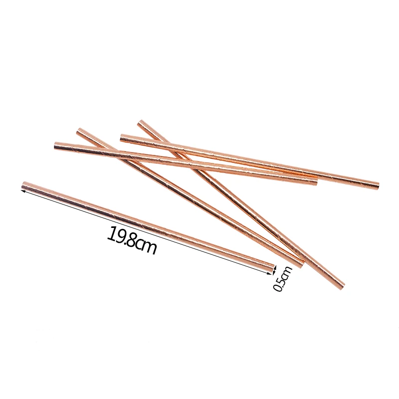 B06-25pcs Розовое золото тарелки бумажные стаканчики салфетки трубочки одноразовые столовые приборы набор на день рождения украшения принадлежности для детского душа вечерние принадлежности - Цвет: B06-25pcs